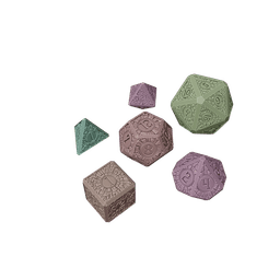 DICE SET ZELDA TEARS OF THE KINGDOM 3d model