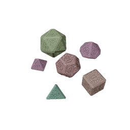 DICE SET ZELDA TEARS OF THE KINGDOM 3d model