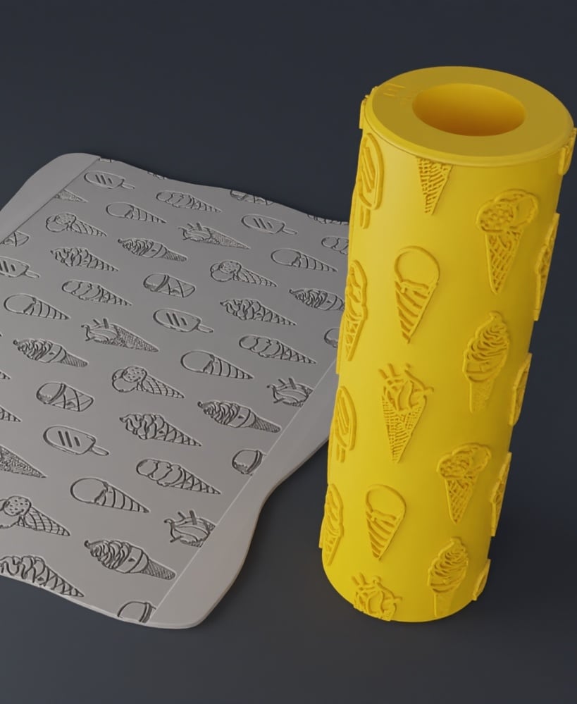 Summer Texture Rollers 3d model