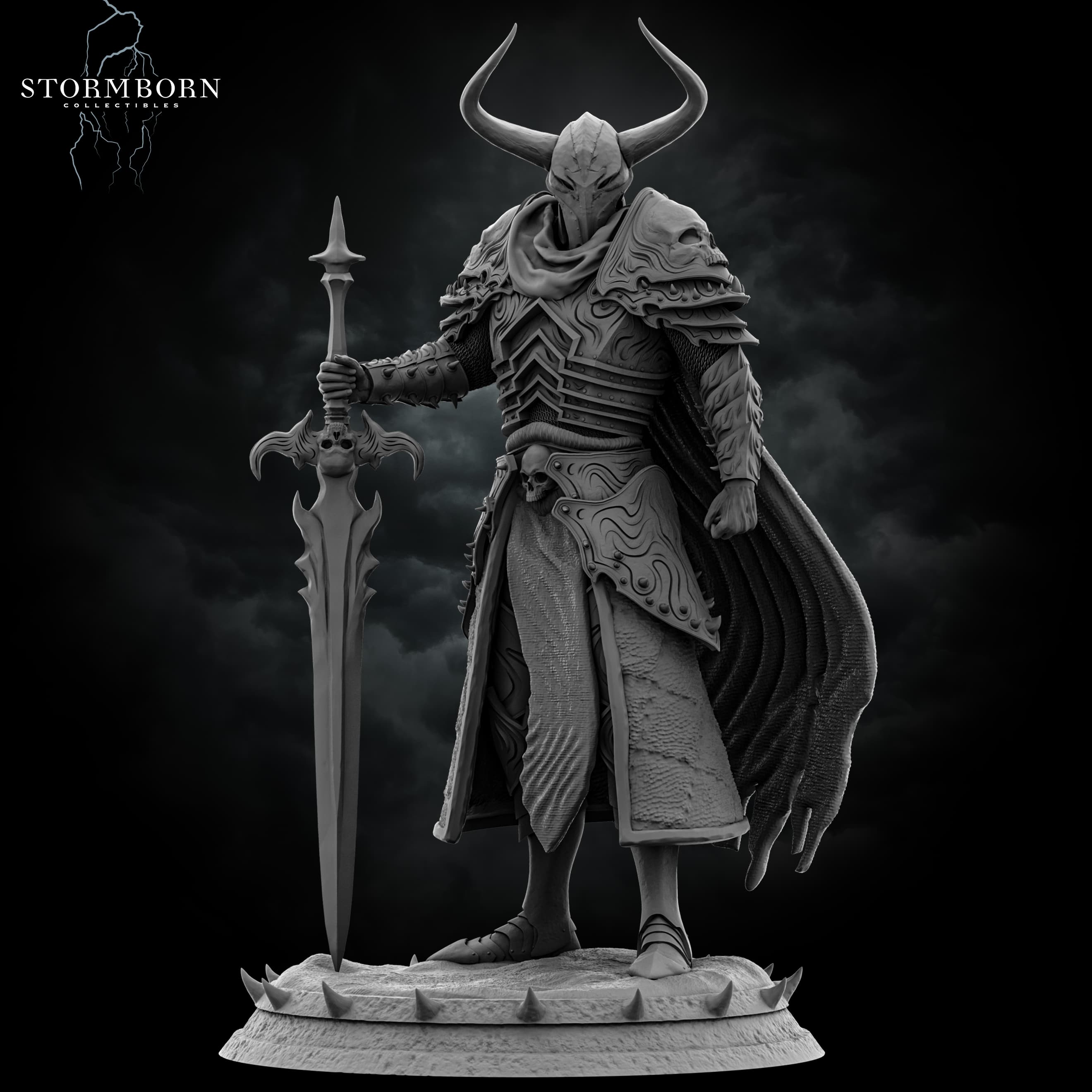 (75mm) Death Knight Marius 3d model