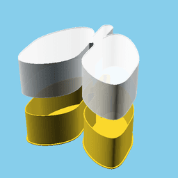 Lung, nestable box (v1) 3d model