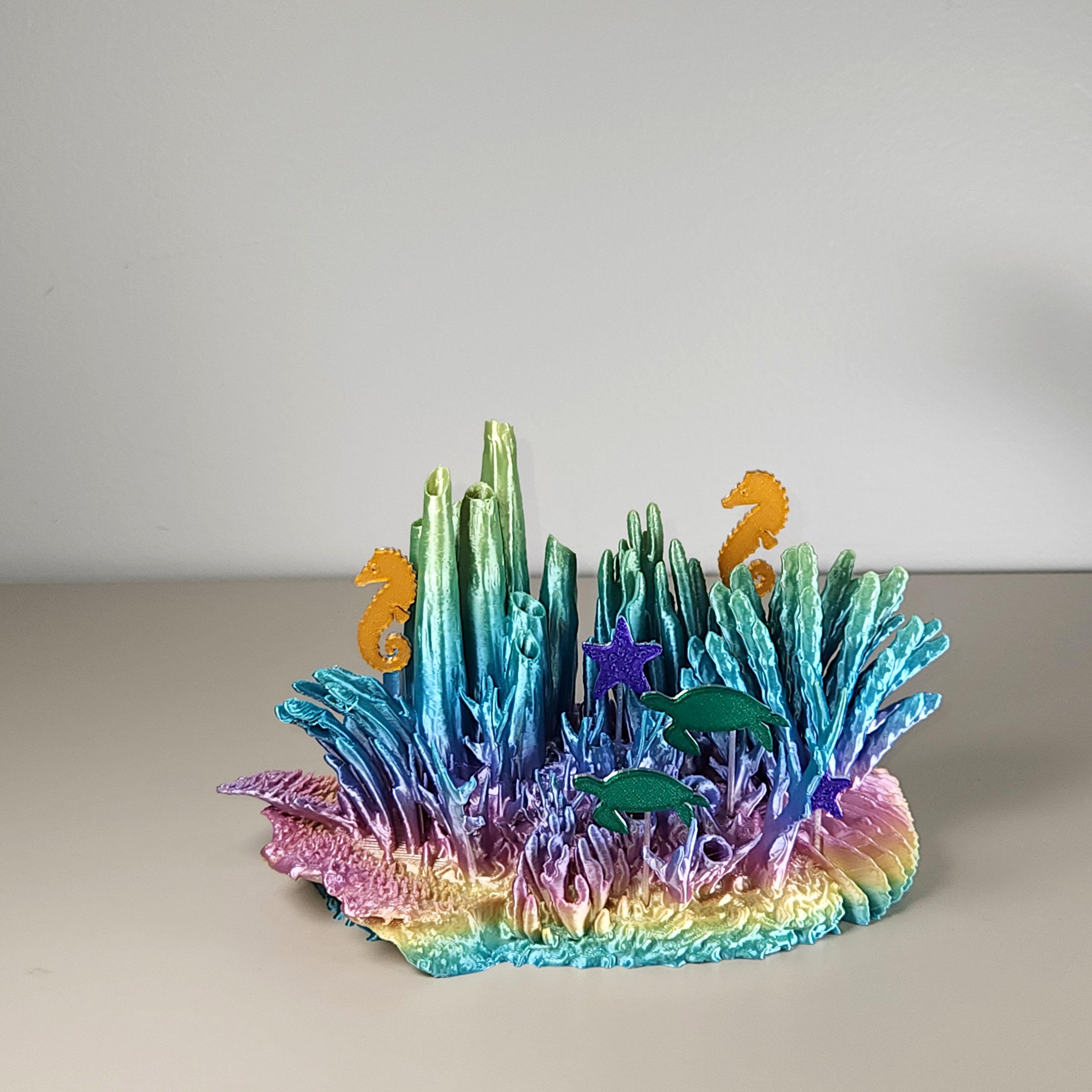 Coral Reef Scene 3d model