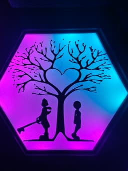 Kingdom Hearts 100hex tiles 3d model