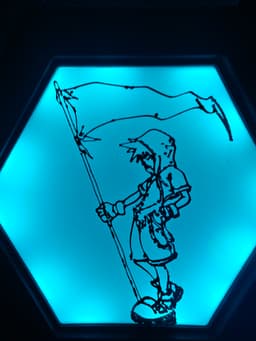 Kingdom Hearts 100hex tiles 3d model
