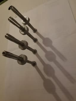 Break away push pin anchor 3d model