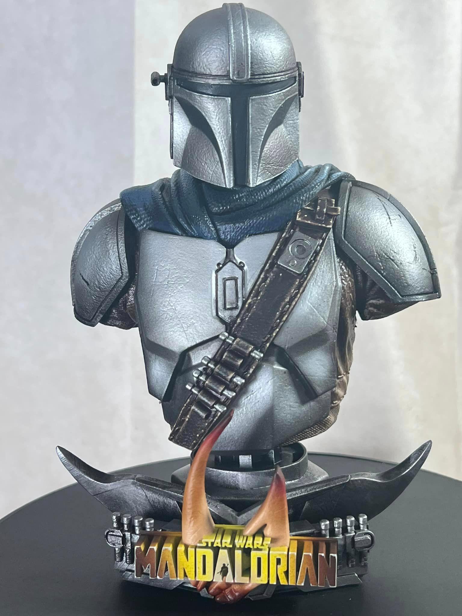 WICKED STAR WARS MANDALORIAN BUST: TESTED AND READY FOR 3D PRINTING 3d model