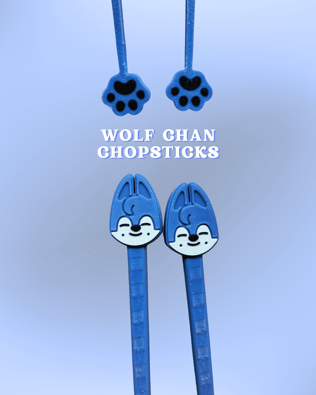 Wolfchan Chopsticks - Stray Kids SKZOO SKZ 3d model
