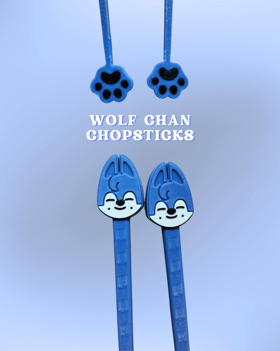 Wolfchan Chopsticks - Stray Kids SKZOO SKZ 3d model
