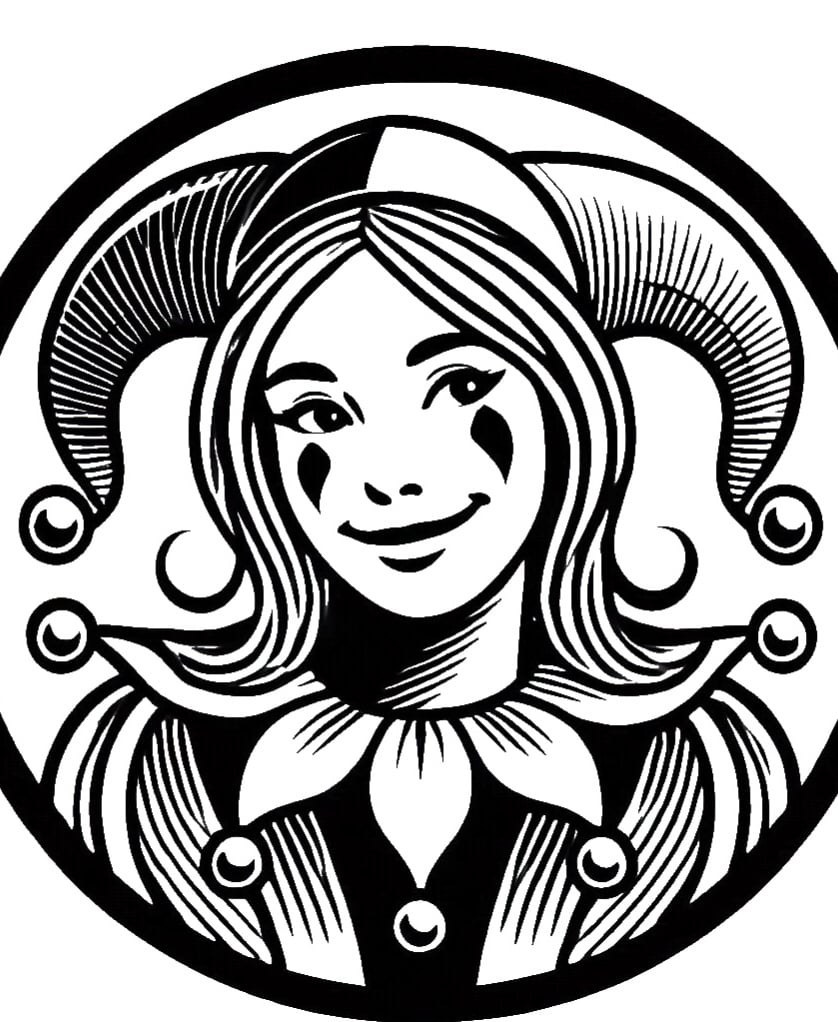 Leather Stamp 85mm Harlequin #4 3d model