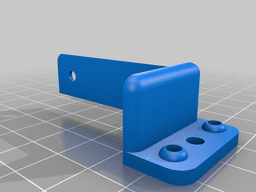 Geeetech BL Touch sensor support for HK Fabrikator 3d model
