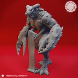 Glabrezu - Tabletop Miniature (Pre-Supported) 3d model
