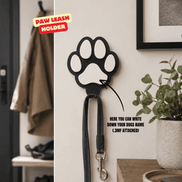 PAW LEASH HOLDER / DOG ACCESSORIES / DOGS / LEASH HOLDER / DOG DECOR / DOG EQUIPMENT 3d model