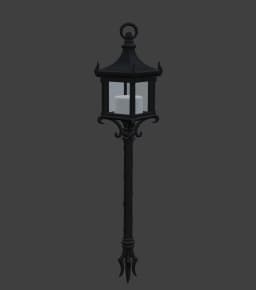 Gothic Handheld Lantern STL, Tealight Candle Holder 3D Print, Witch Decor 3d model