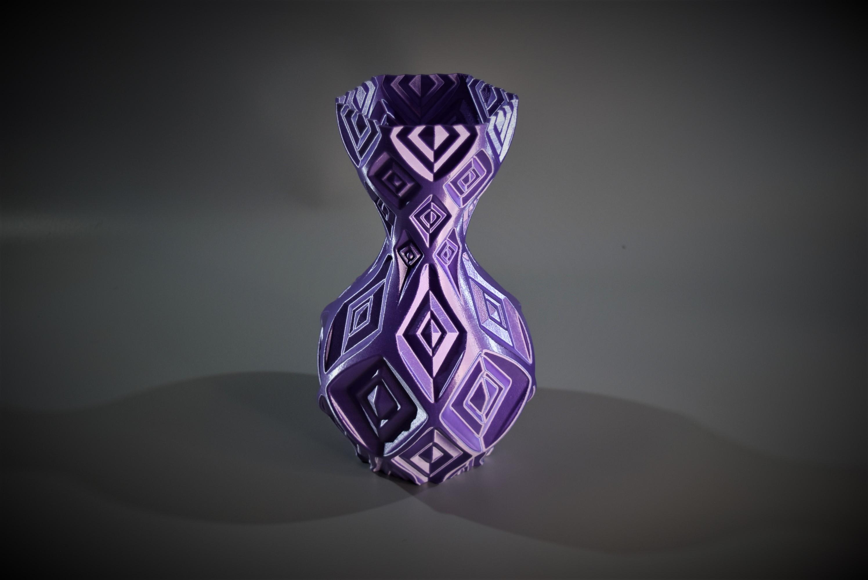 Diamond Ripple Vase  3d model