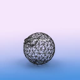 #100 Voltorb Pokemon Wiremon Figure 3d model