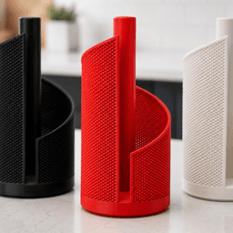 PAPER TOWELL HOLDER (KIMO) - TWO SIZES / TISSUE ROLL HOLDER / MODERN HOME DECOR 3d model