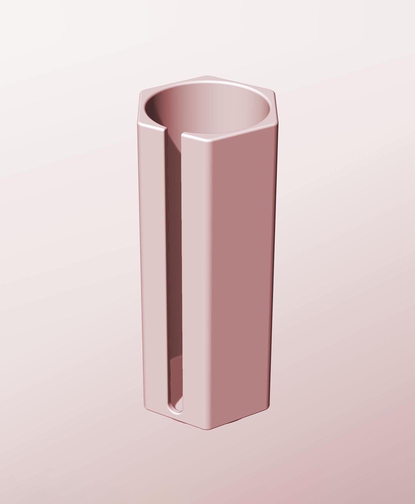 CH68-190-S Stacking slotted component box bin for makers 3d model