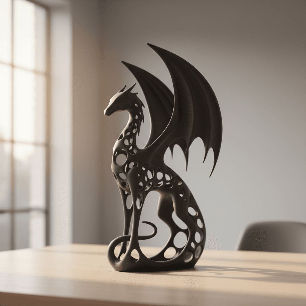 Hollow Wildlife Figure STL 3d model