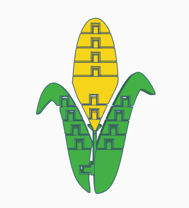 Articulated Corn 3d model