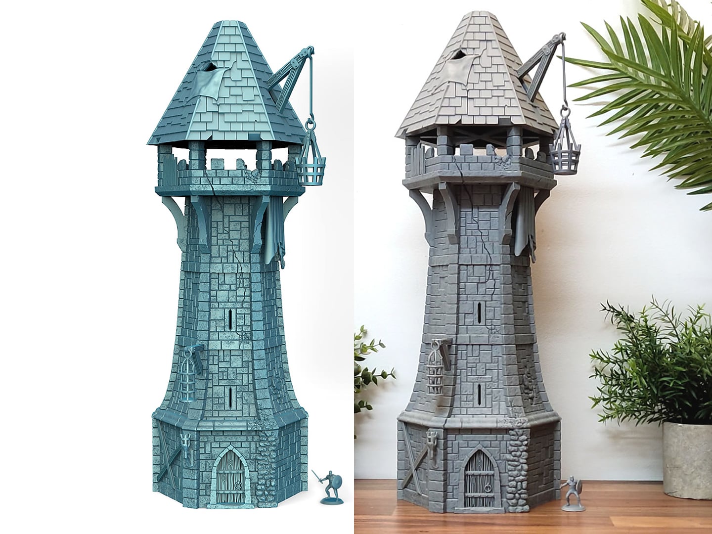 Watchtower Free Sample 3D Printable Modular Tower 3d model