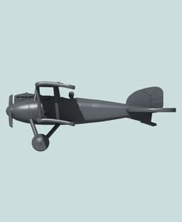 1:144 Albatros D.I 3d model