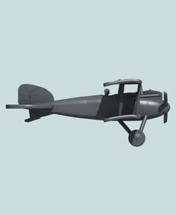1:144 Albatros D.I 3d model