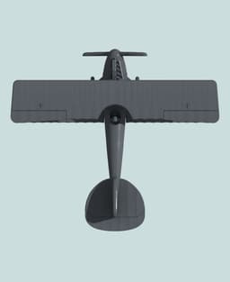 1:144 Albatros D.I 3d model