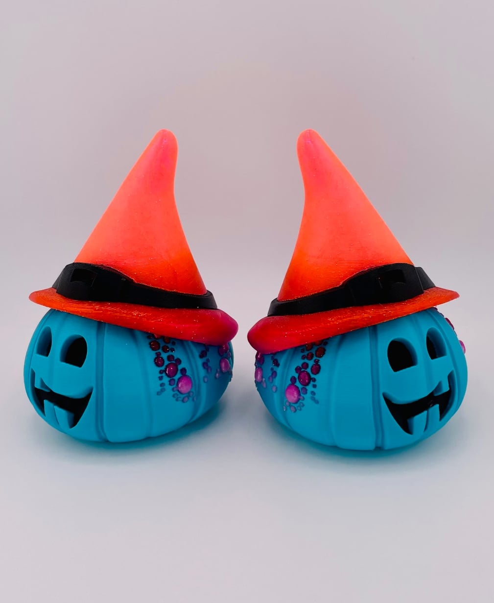 Decorative Pumpkin -Witch 3d model