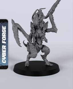 Deathlord Prime - With Free Cyberpunk - Sci-Fi Gift Ideas for RPG and Wargamers 3d model