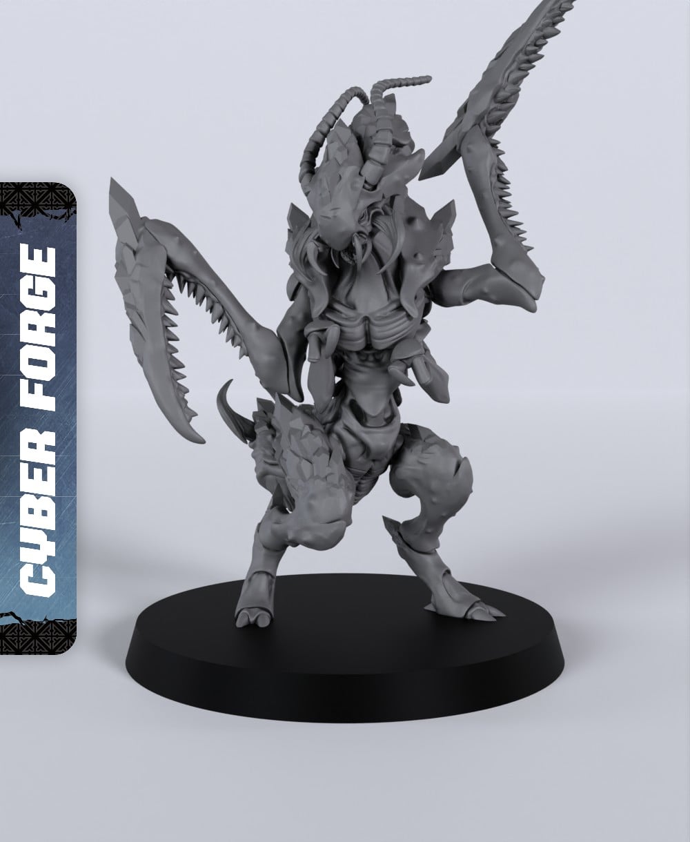 Deathlord Prime - With Free Cyberpunk - Sci-Fi Gift Ideas for RPG and Wargamers 3d model