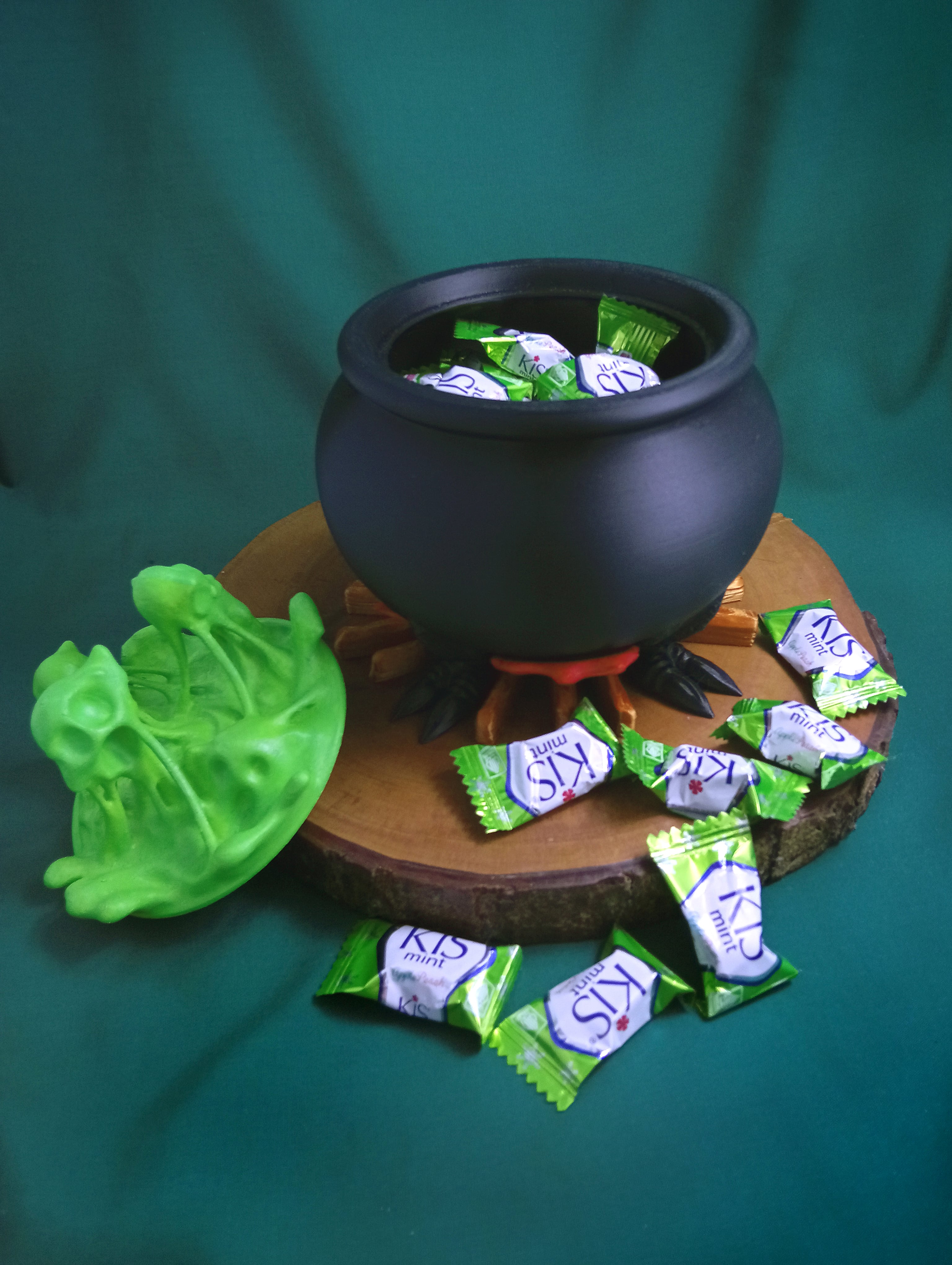 Slime Ghost Witch Cauldron 3d model
