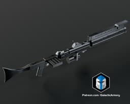 Animated DC-15 A Blaster Rifle - 3D Print Files 3d model