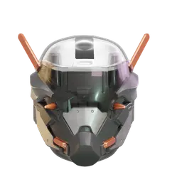 Helldivers 2 Drone Master Helmet 3d model