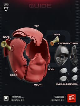 Ogrepool Mask 3D Printer STL file 3d model