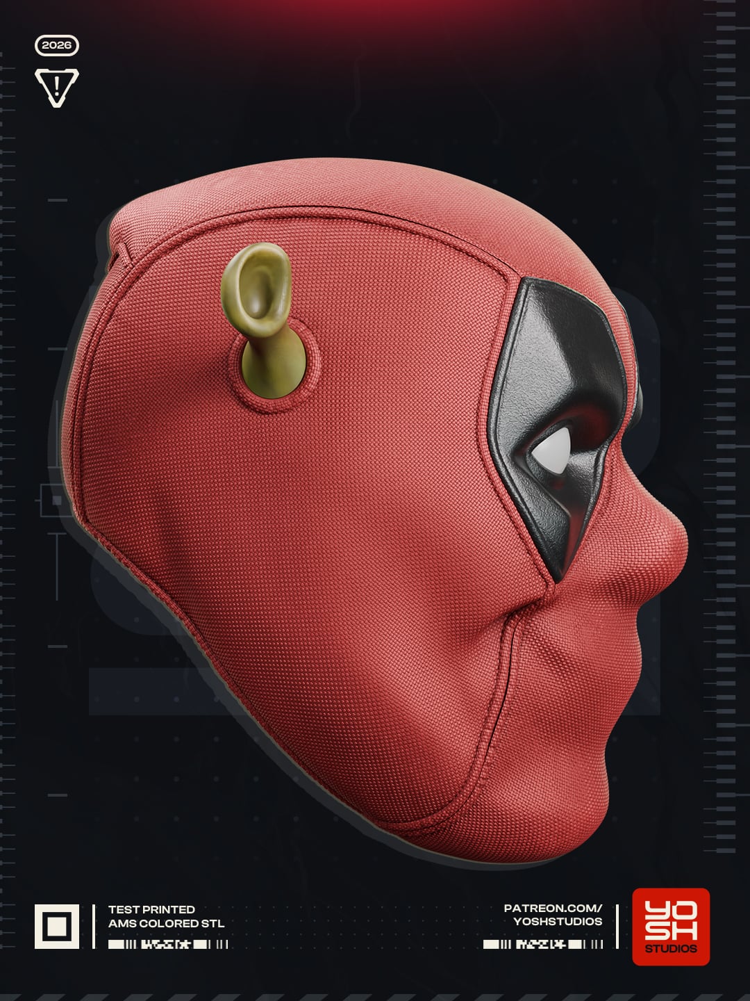 Ogrepool Mask 3D Printer STL file 3d model