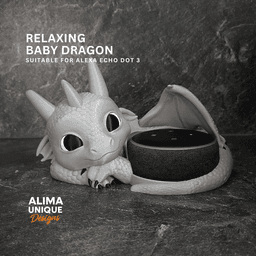 Relaxing Baby Dragon suitable for Alexa Echo Dot 3 3d model