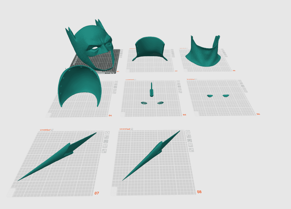 Absolute Detective Helmet 3D Printer File STL 3d model