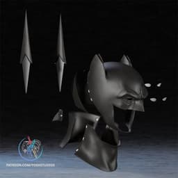 Absolute Detective Helmet 3D Printer File STL 3d model