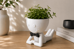 Cute Planter Dude STL – The happiest little plant holder you'll ever print! 3d model