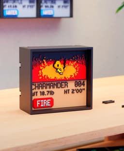 #004 Charmander - Pixel Voxel Art Frame (No support, 3MF included) 3d model