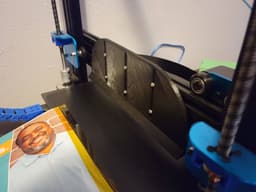 Sidewinder X1 Bed Clearing Dozer for Continous Printing 3d model