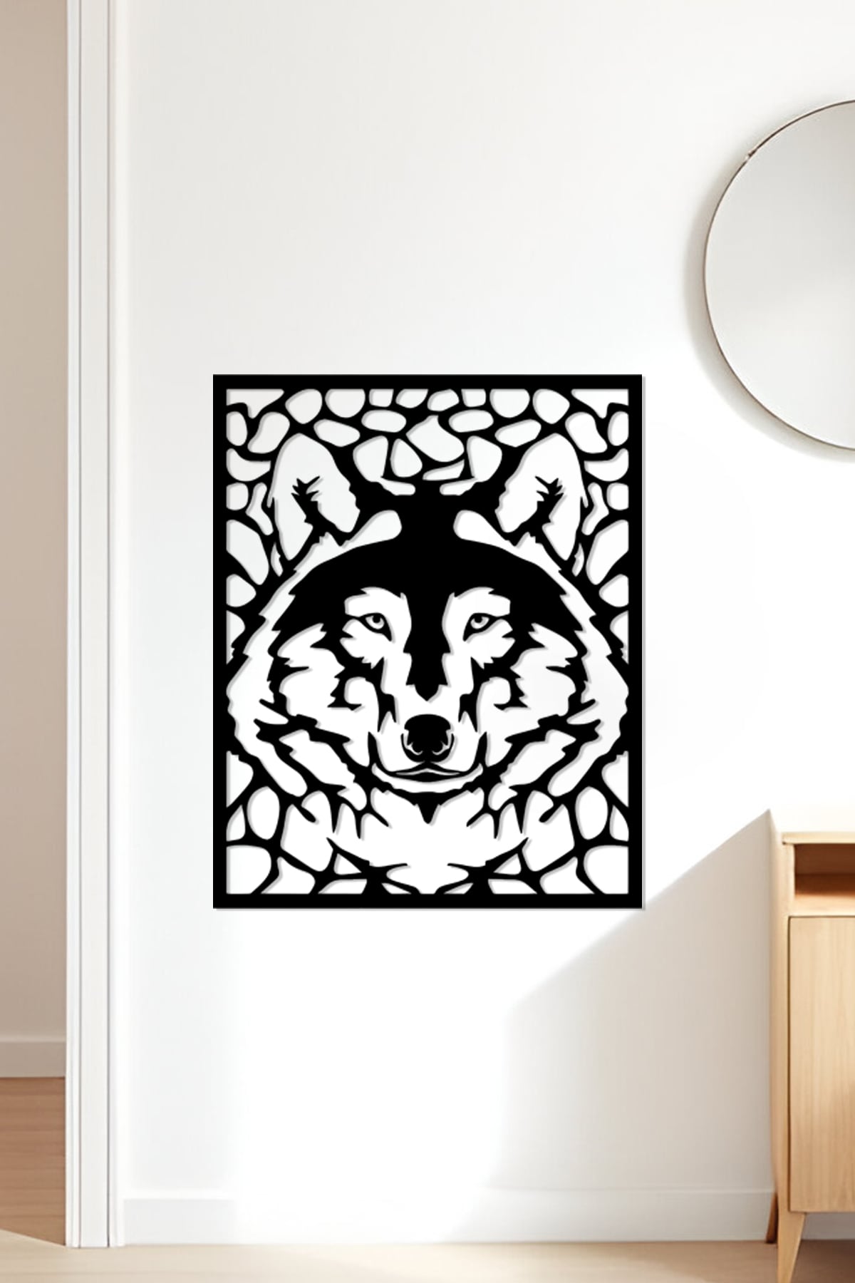 Wolf Wall Art, Wall Decor, Home Decor 3d model