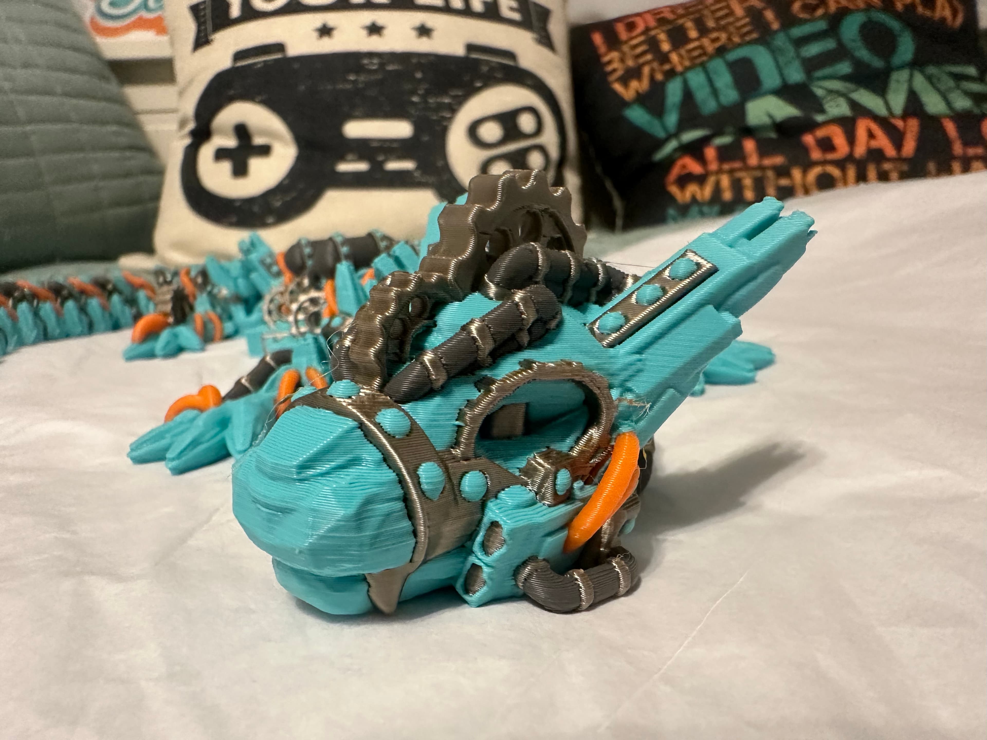 Steampunk Dragon printed so well. We love the whimsical design. Keep them coming.