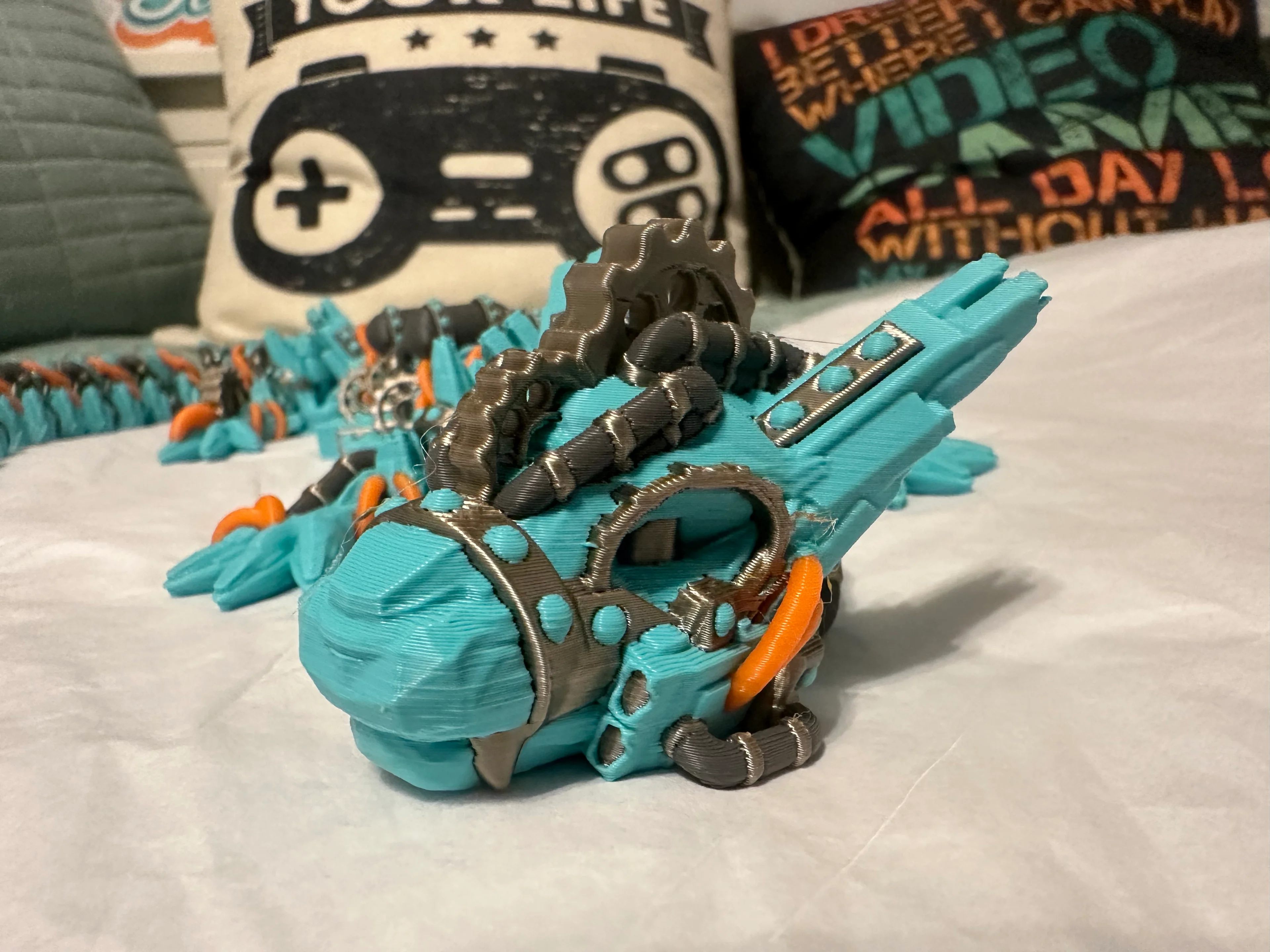 Steampunk Dragon printed so well. We love the whimsical design. Keep them coming.