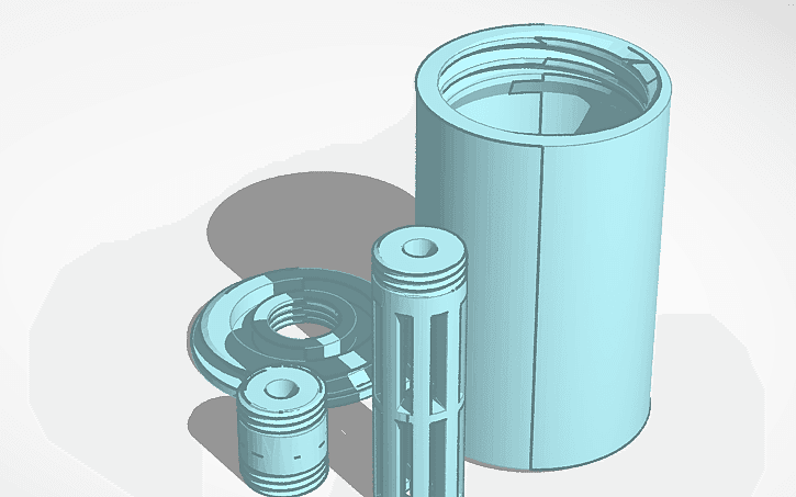 Round Decdeal Aquarium Filter Kit (2).stl 3d model