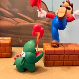 Dino-Torch from Super Mario World - Custom WON 2.5 scale figure 3d model
