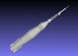 Mercury Atlas LV-3B Printable Rocket Model 3d model