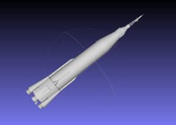 Mercury Atlas LV-3B Printable Rocket Model 3d model