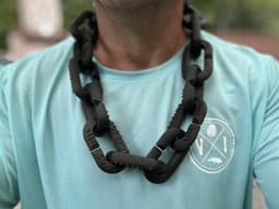 Oversize Necklace *NEW STYLE* 3" Jumbo Chain Link - Emboss Edition 3d model