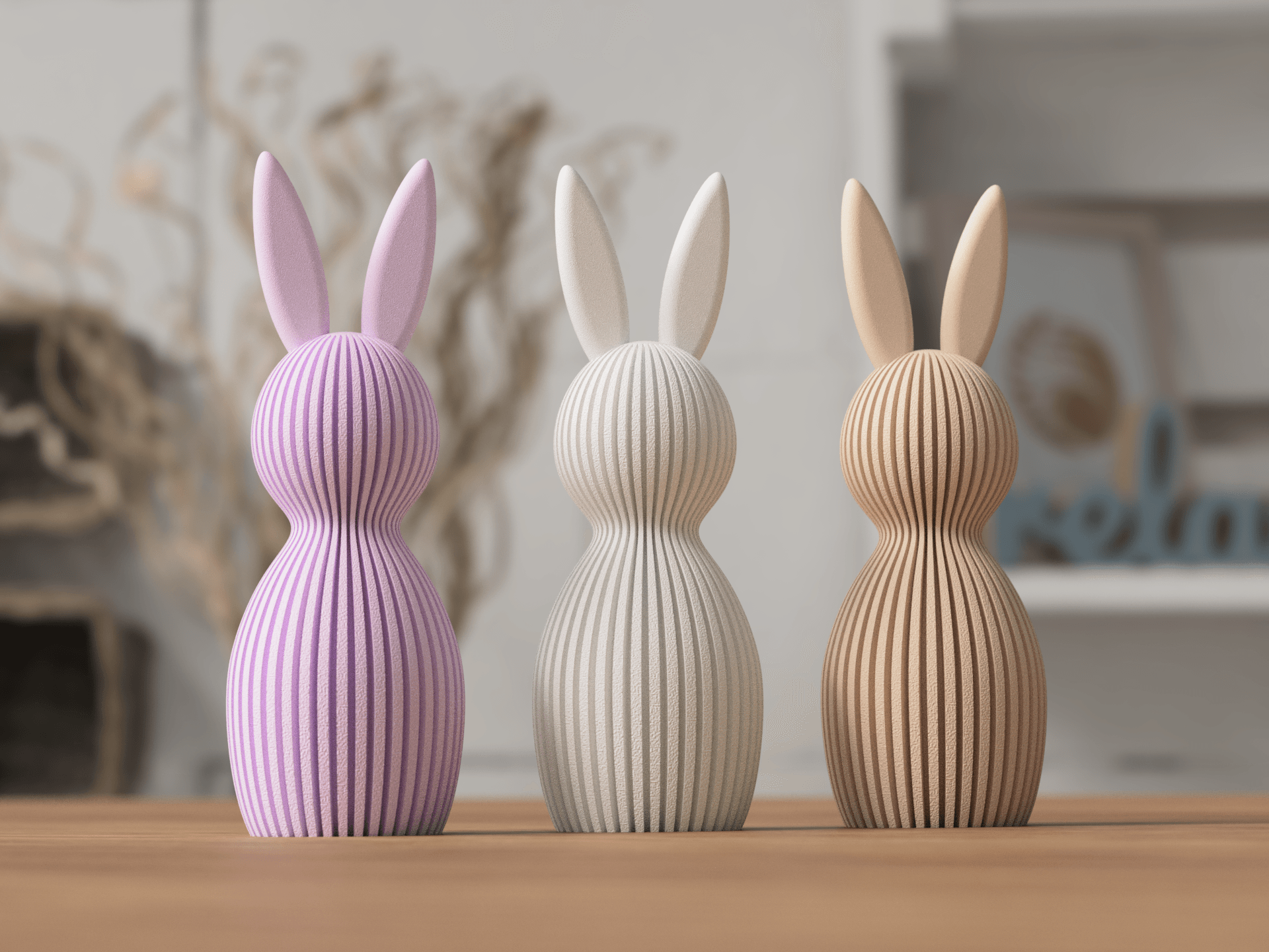 Bunnies 3d model